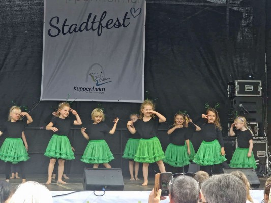 Auftritt der Kindertanzgruppe