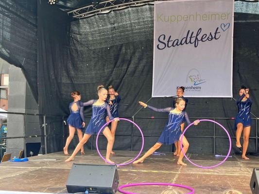 Auftritt Rhythmische Sportgymnastik