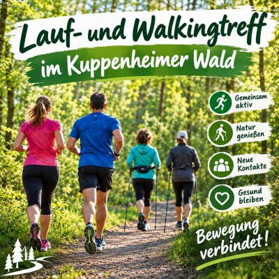 Lauf- und Walkingtreff im Kuppenheimer Wald